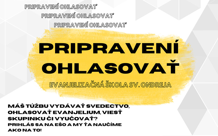Evanjelizačná škola sv. Ondreja otvára nový ročník
